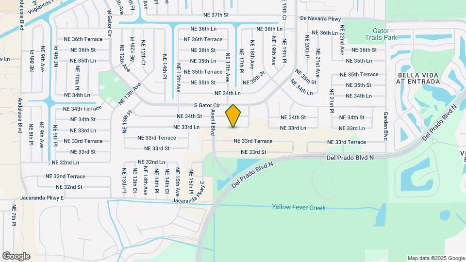 1708 NE 33rd Ln Map and Location Details