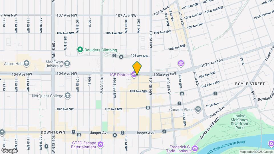 10360 102 St NW Map and Location Details