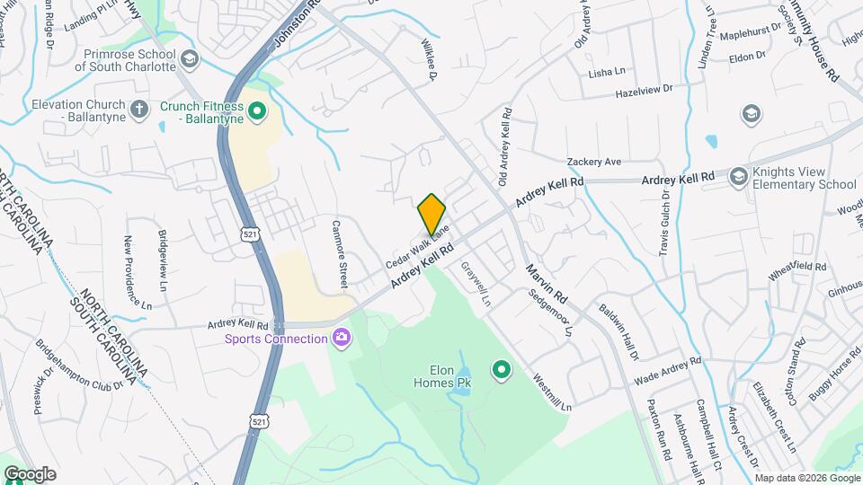 11177 Cedar Walk Lane Map and Location Details