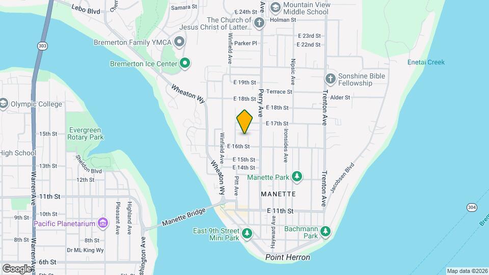 1613 Scott Pl, Unit Lower Unit Mapa y Detalles de la Ubicación