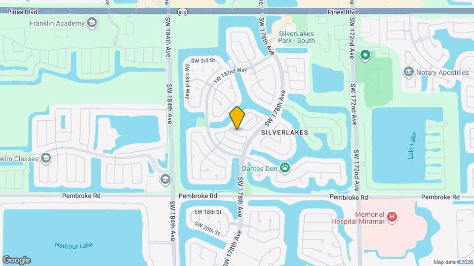 17905 SW 10th Ct Map and Location Details