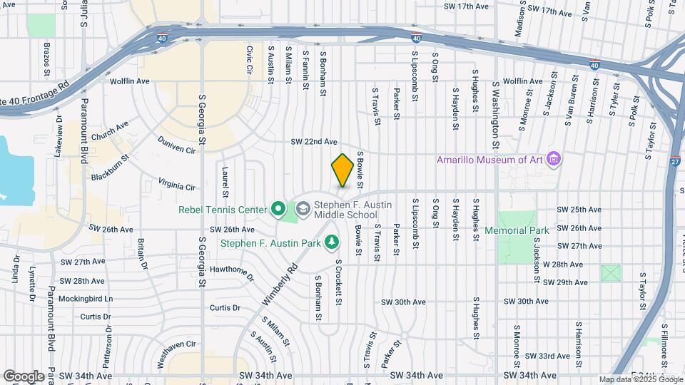2221 Crockett St Map and Location Details