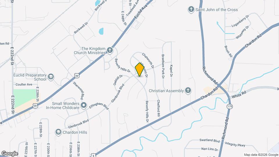 1851 Beverly Hills Dr Map and Location Details