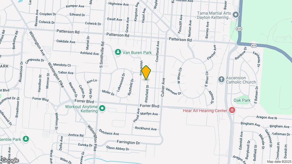2021 Pittsfield St Mapa y Detalles de la Ubicación