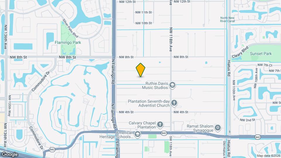 12101 NW 6th St Map and Location Details