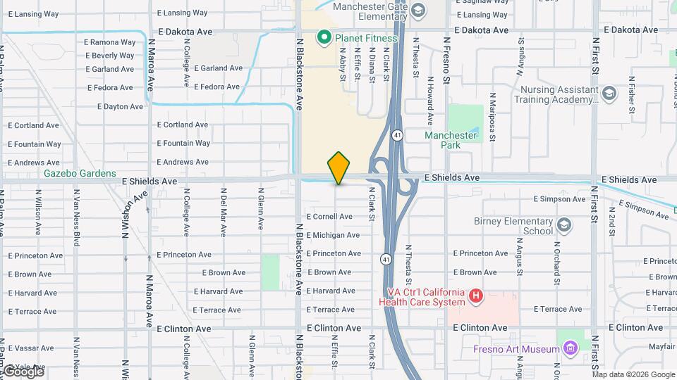 1904 E Hunter Ave Map and Location Details