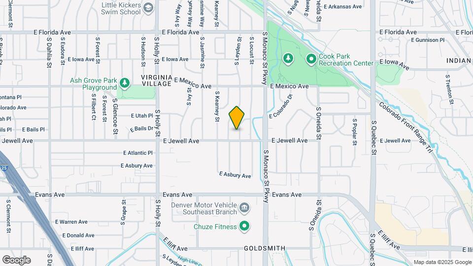 1875 S Linden Way Map and Location Details