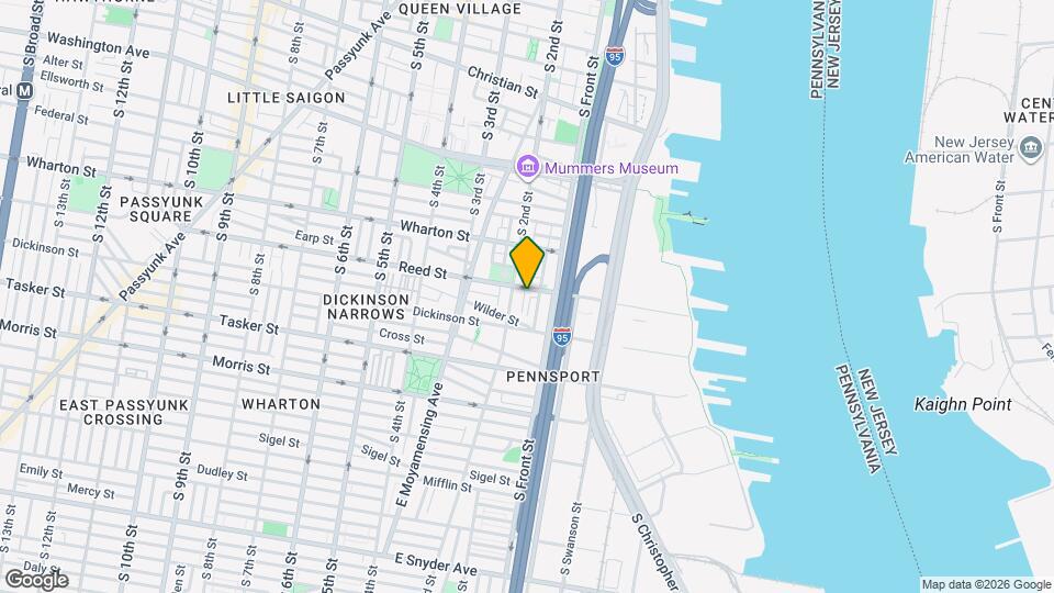 1405 S Hancock St Map and Location Details