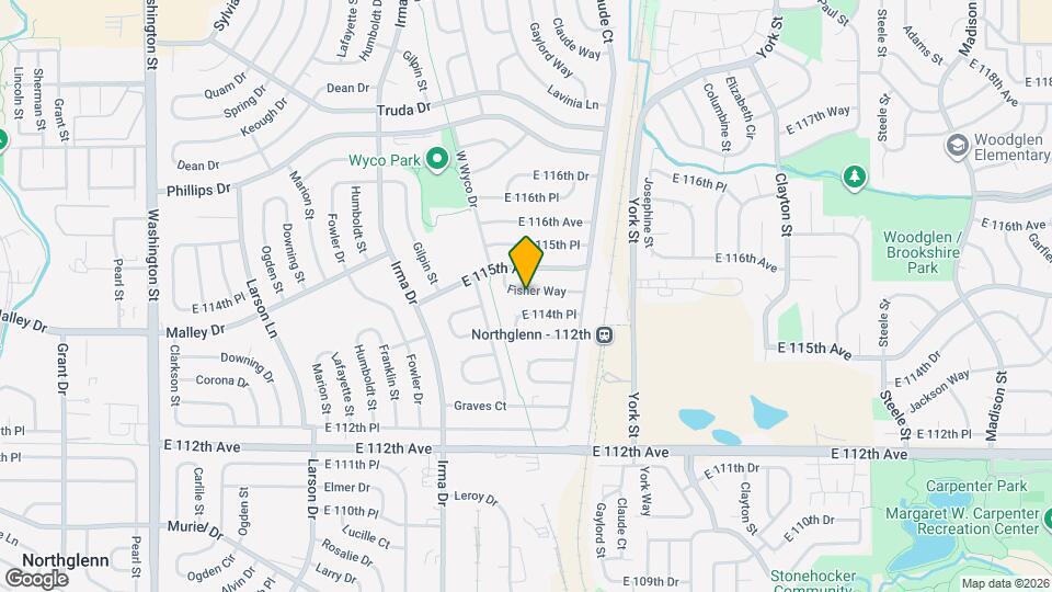 1982 Fisher Way Map and Location Details