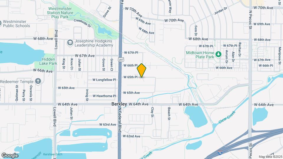 2810 W 65th Pl Map and Location Details
