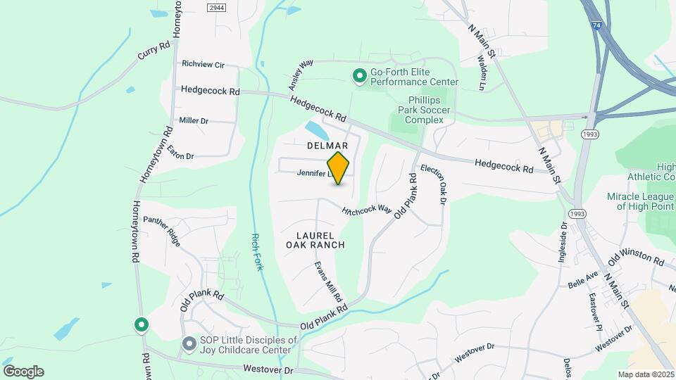 6349 Hedgewood Ln Map and Location Details