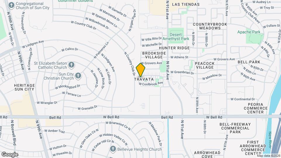 17472 N 92nd Glen Alley Mapa y Detalles de la Ubicación