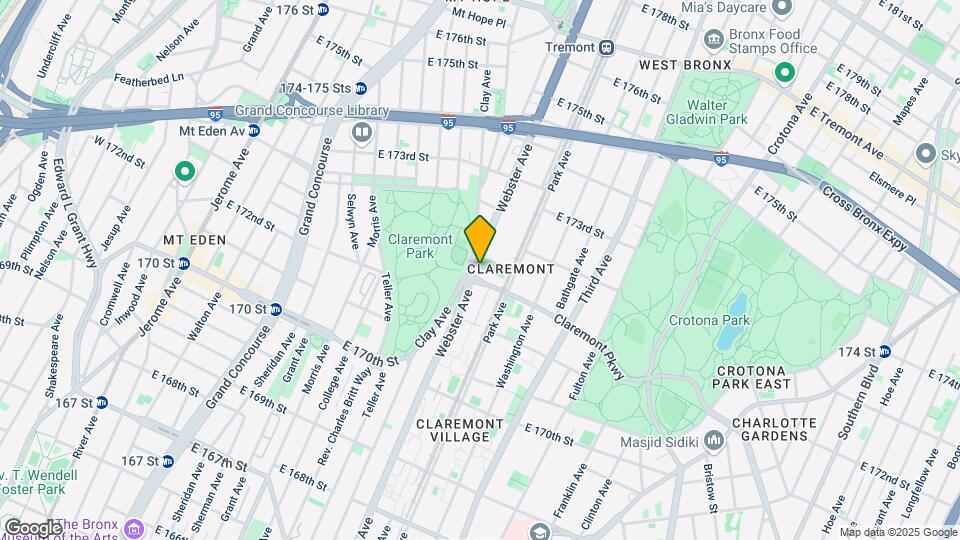 1570 Webster Ave Mapa y Detalles de la Ubicación