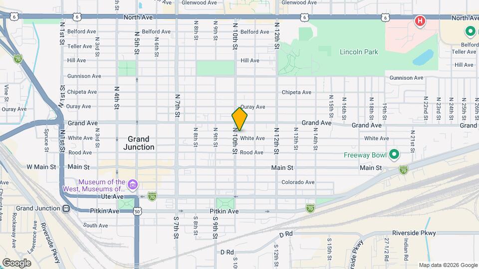 1010 White Ave Map and Location Details