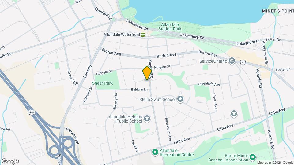 66 Bayview Dr, Unit B Map and Location Details