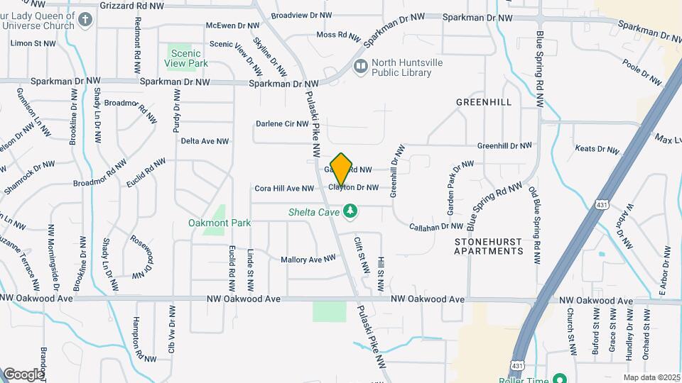 2733 Clayton Dr NW Map and Location Details