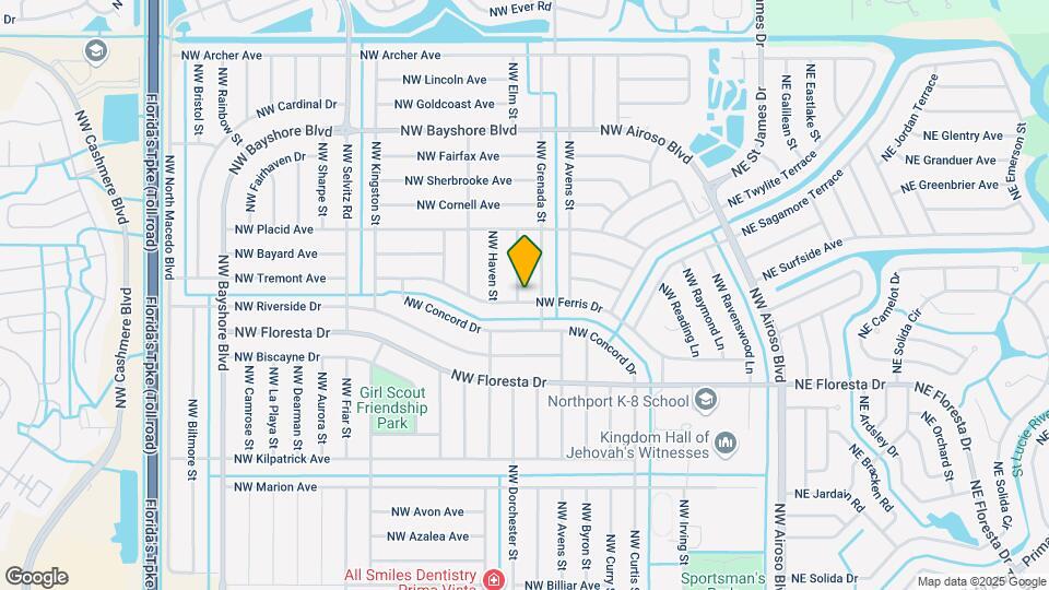 501 NW Colonial St Map and Location Details