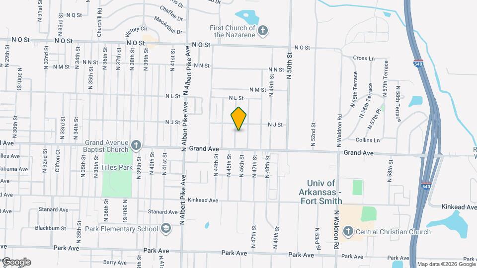 1104 N 46th St Map and Location Details