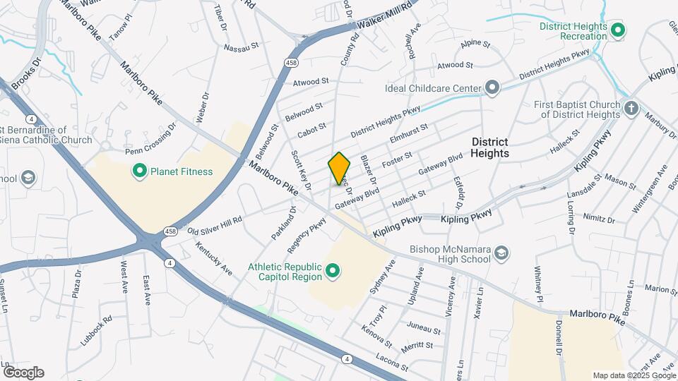 6305 Foster St Map and Location Details