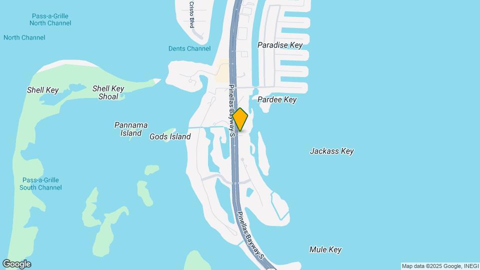1575 Pinellas Bayway S Mapa y Detalles de la Ubicación