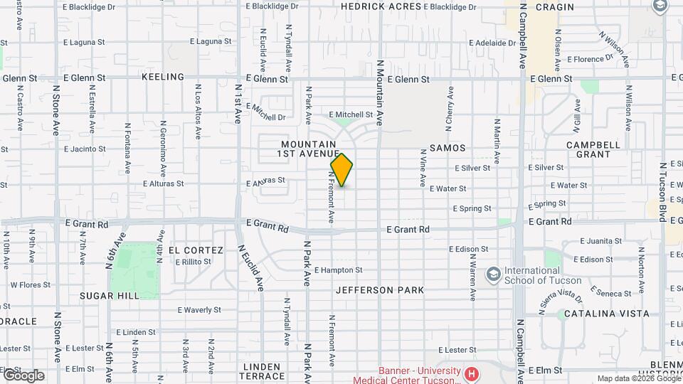 1120 E Water St Map and Location Details