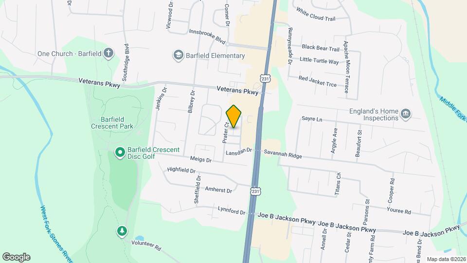 3154 Shaylin Crossing Map and Location Details