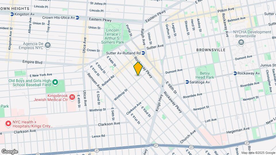 1103 Winthrop St Map and Location Details