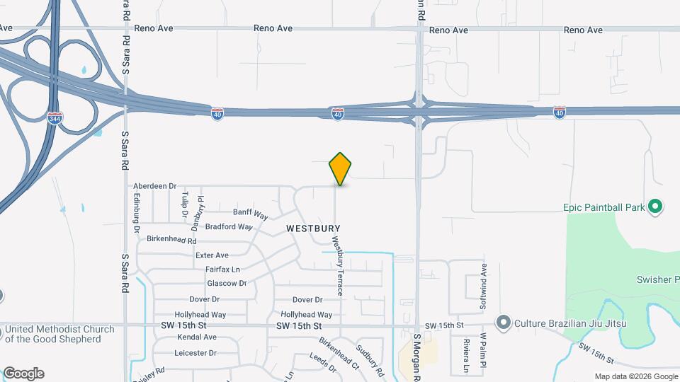 912 Westbury Terrace Mapa y Detalles de la Ubicación