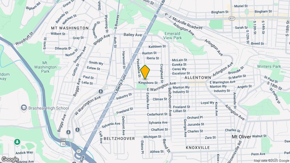 319 Kingsboro St Map and Location Details