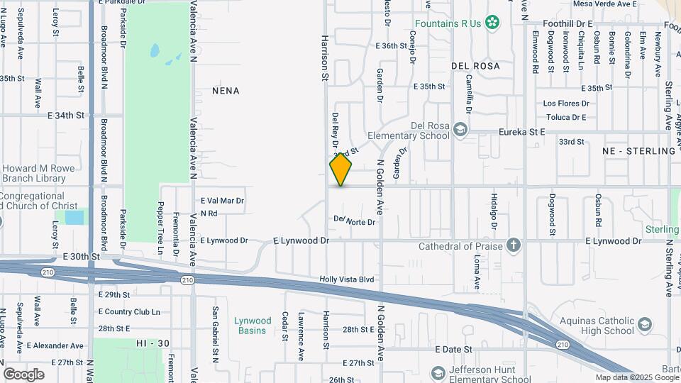 1125 E Marshall Blvd Map and Location Details