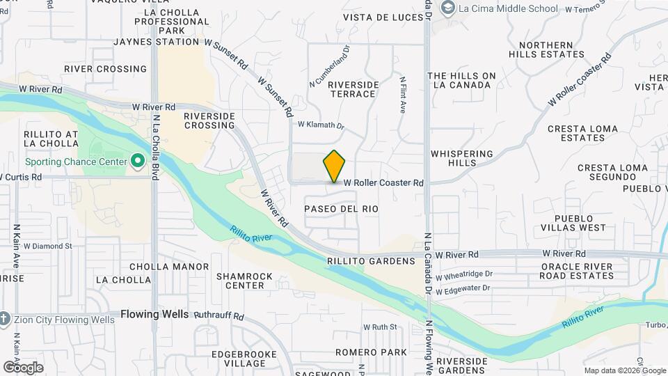 1630 W Gentle Brook Trail Map and Location Details