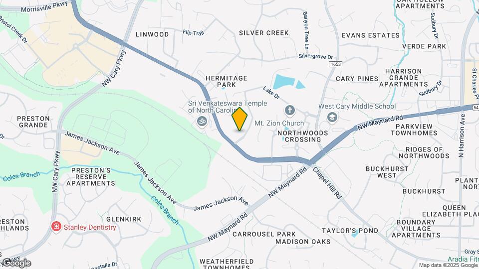 105-107 Woodland Dr Mapa y Detalles de la Ubicación