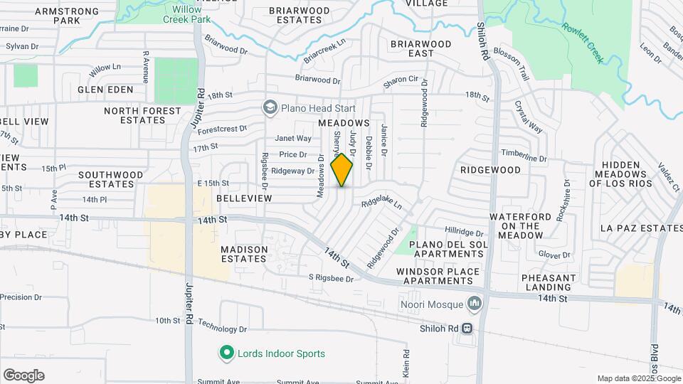 1456 Sherrye Dr Map and Location Details