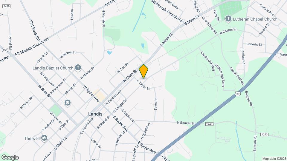 503 N Chapel St Map and Location Details