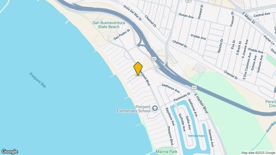 1074 S Seaward Ave Mapa y Detalles de la Ubicación