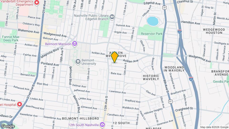 1102 Caldwell Ave Mapa y Detalles de la Ubicación