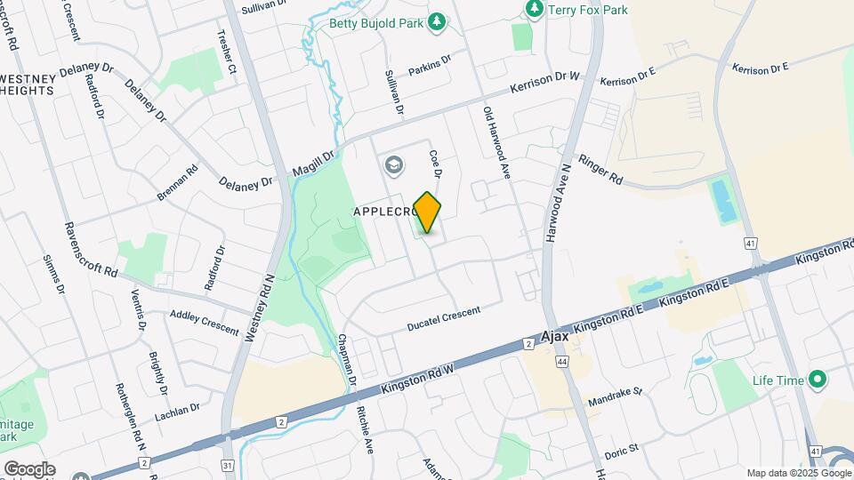 41 Coomer Crescent Map and Location Details