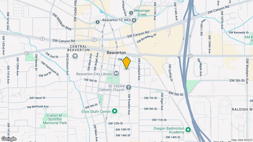 4775 SW Franklin Ave Map and Location Details