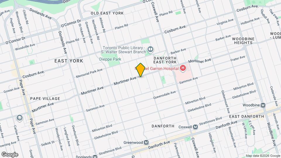 485 Mortimer Ave Map and Location Details