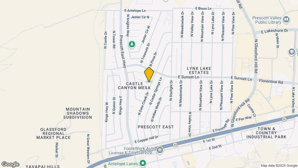 3100 N Date Creek Dr Map and Location Details