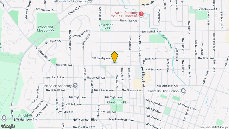 2613 NW Grant Ave Map and Location Details