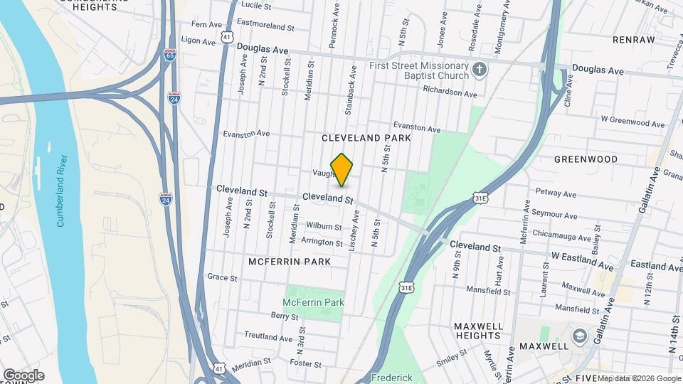 329 Cleveland St Map and Location Details