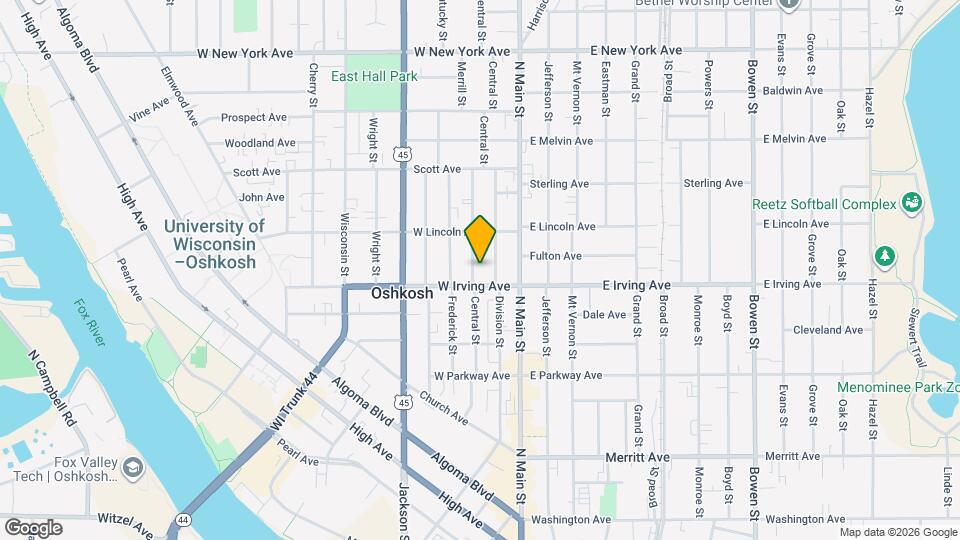 714 Central St Map and Location Details