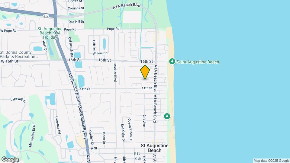 216 12th St, Unit Unit B Map and Location Details