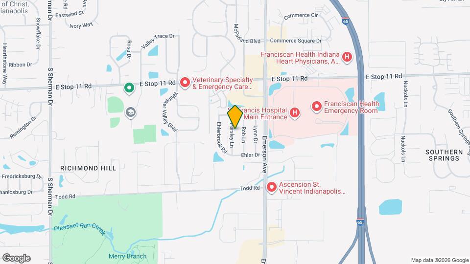 8209 Parsley Ln Map and Location Details