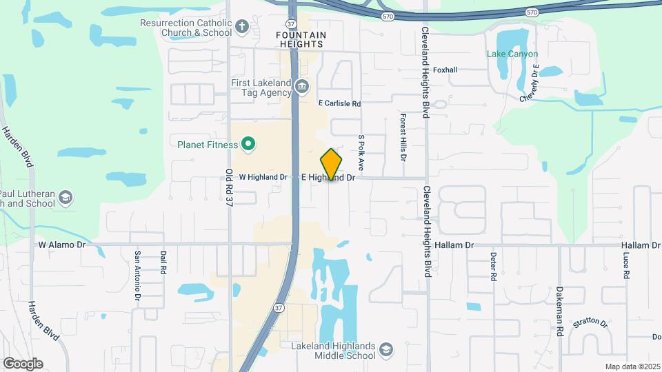 4416 Highland Ln Map and Location Details