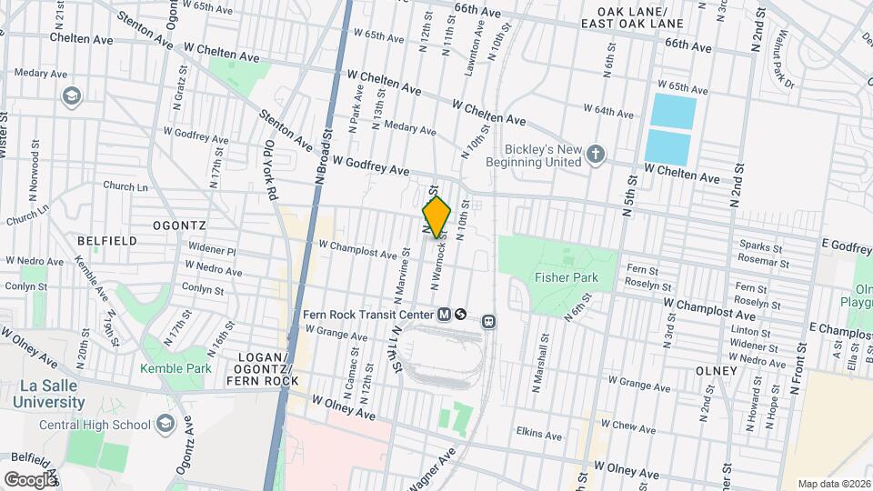 6020 N Warnock St Map and Location Details