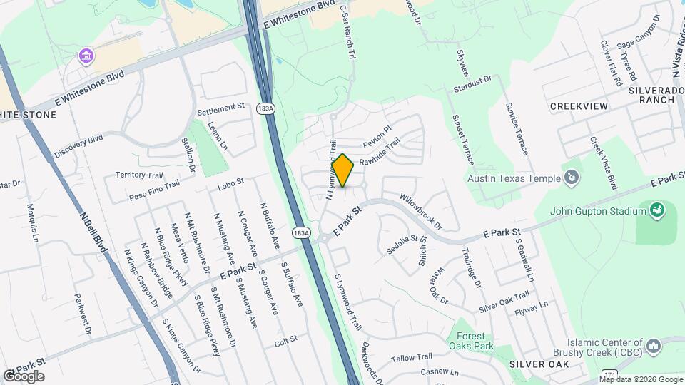 211 Cadillac Cove Map and Location Details