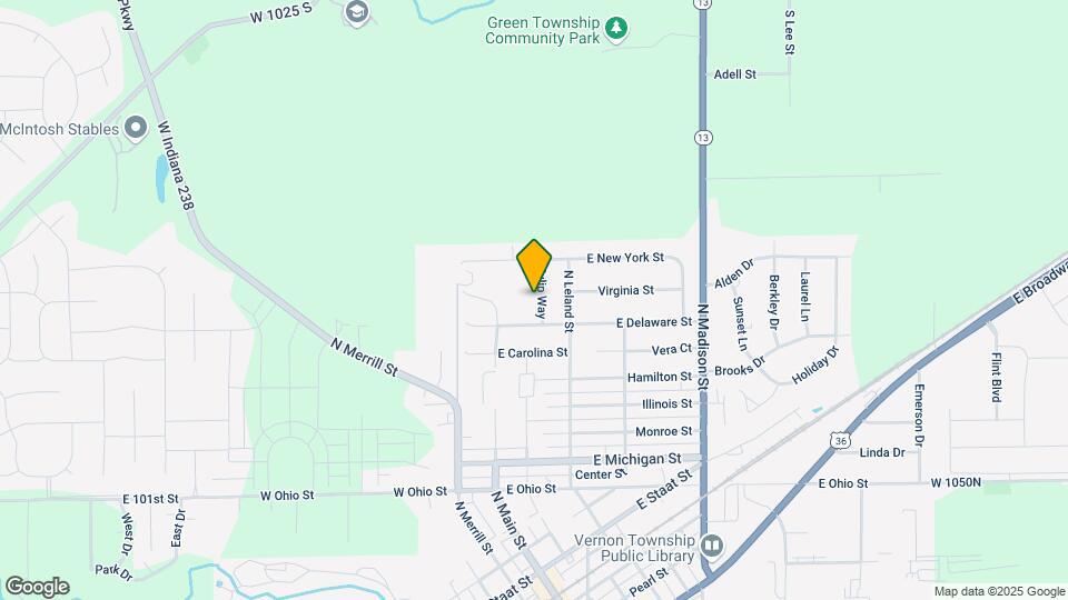 950 Tulip Way Map and Location Details