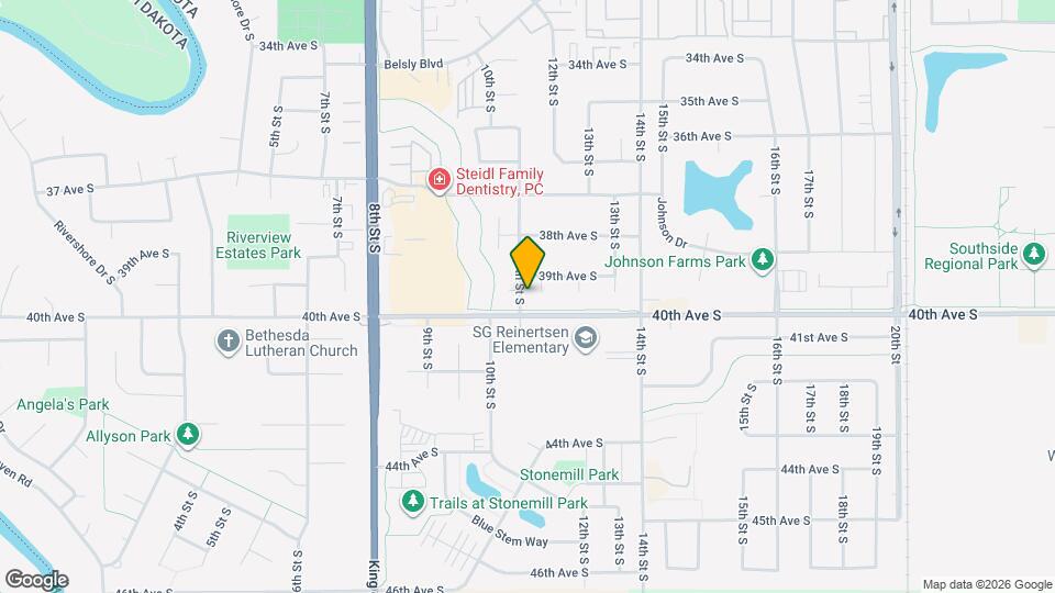 1119 39th Ave S Map and Location Details